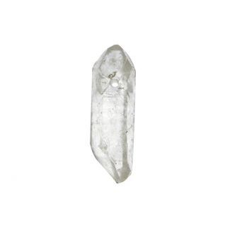 Colgante Agujero Bruto Punta  Cuarzo Cristal 4cm